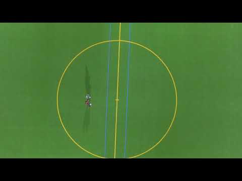 Das neue LED-Flutlicht beim 1. FC Langen