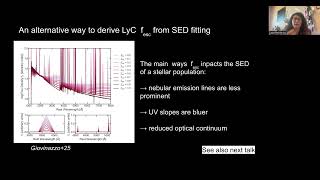 Wednesday 8 October - Laura Pentericci - Characterizing the sources of cosmic reionization [Lect. 2]