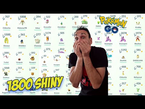 TUTTI GLI SHINY DAL 2016 A OGGI