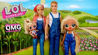 Download lagu LOL Doll Family Morning Routine with LOL OMG SWAG - New Barbie Toys mp3