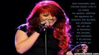 Allison Iraheta - El Viernes Te Olvido Yo Letras