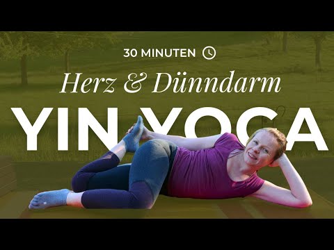 Yin Yoga für Herz und Dünndarm | Feuer Element | Entspannung mit Naturgeräuschen | 30 min