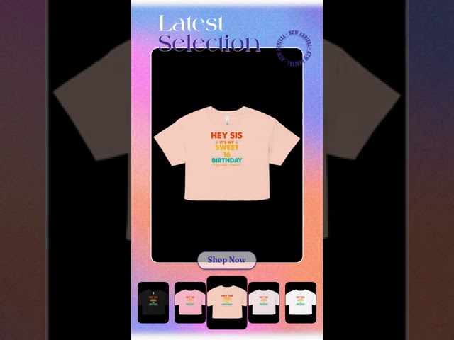 Vídeo relacionado con Sweet 16 Birthday Tshirt Dieciséis Party Celebrate Gift Camiseta