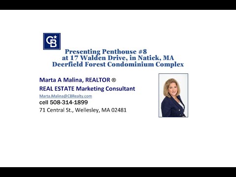 Walking Tour through condo @ Deerfield Forest Complex in Natick @17 Walden Dr., #8 offered for rent.
