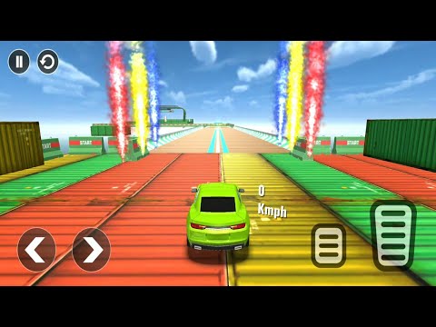 Mega Ramp Car Stunts Simulator 2021 - Impossible Car Tracks Racing 3D - Android GamePlay