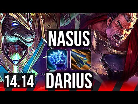 NASUS vs DARIUS (TOP) | 1300+ games, 3/2/8 | NA Master | 14.14