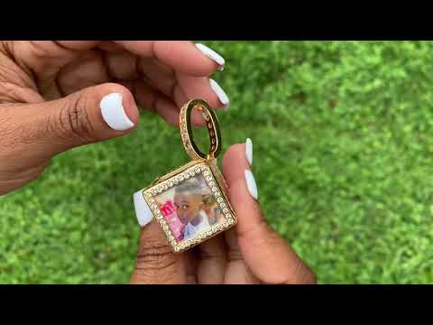 DAR 6 Cube Photo Pendant