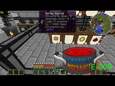 Minecraft Mod Sauce Ep.9 Grinding AE HermitCraft Modded Minecraft