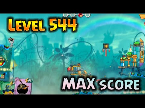 Angry birds 2 ⭐️⭐️⭐️ High level 544  ❤️ SUBSCRIBE ❤️