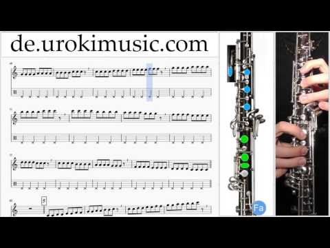 Oboe Lernen Sam Smith Stay With Me Teil#1 Oboenunterricht Noten Schule Lied Lehrer Klasse