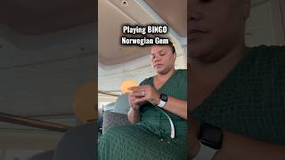 Bingo on Norwegian Gem #norwegiangem #cruisenorwegian