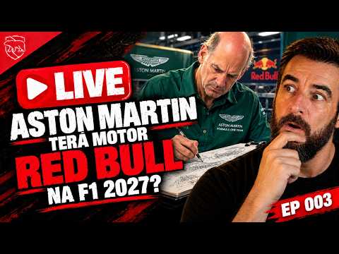 🔴LIVE #003 - ASTON MARTIN com MOTOR RED BULL?