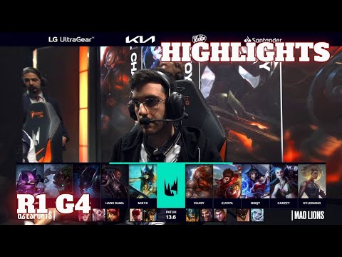 G2 vs MAD - Game 4 Highlights | Round 1 LEC Spring 2023 Playoffs | G2 Esports vs Mad Lions G4