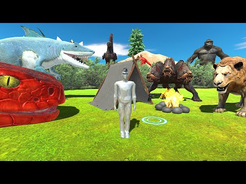 Build Barracks To Fight Godzilla - Animal Revolt Battle Simulator