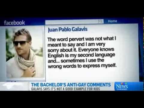 Juan Pablo The Bachelor Anti Gay Perverts Comments Sparks GLAAD Outrage