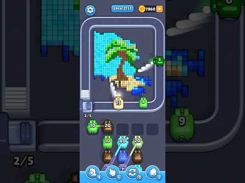 Pixel Flow Level 2157 Walkthrough