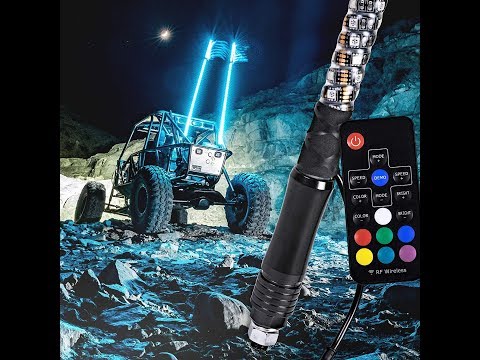 #BUDGET 6ft Spiral LED Whip Lights w/Flag From #Amazon. is it any good
