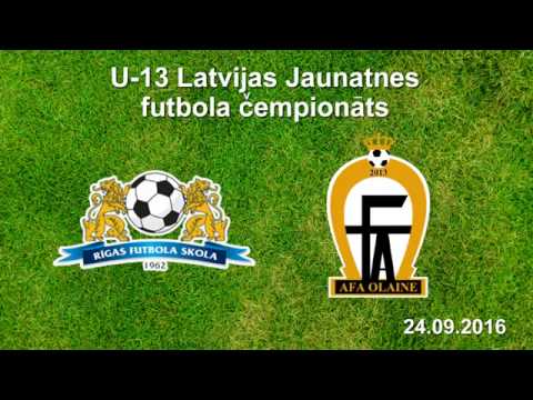 U-13 RFS - AFA Olaine (Highlights)