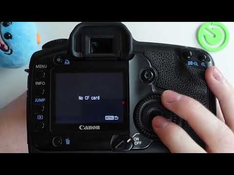 Canon 5D - How To Format CF Card