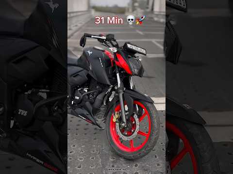 55 km in Just 23 Minutes Apache rtr 160 4v Special Edition #apachee #apachertr160