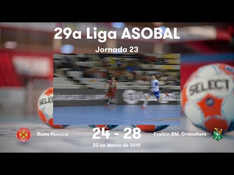 LIGA ASOBAL J23: Bada Huesca - Fraikin BM. Granollers 24-28