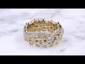 video - Scattered Bezel Diamond Engagement Ring In Rose Gold