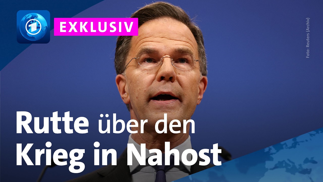 NATO-Generalsekretär Rutte über den Krieg im Nahen Osten