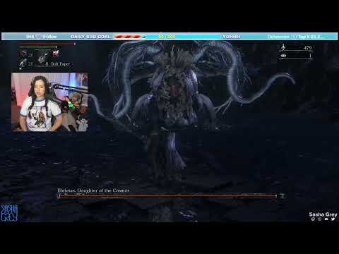 Sasha Grey VOD 02/June/2023 1/2  - Bloodborne  part 29 - Diablo IV /   BLUBRONE GRIND