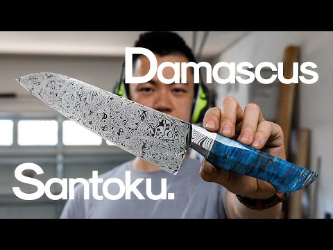 Making a $2000 Damascus Chef's Knife
