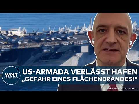 IRAN: Donnerschlag! Kurs Golf-Region! Armada von Trump verlässt Hafen! Gehen USA ins Risiko?