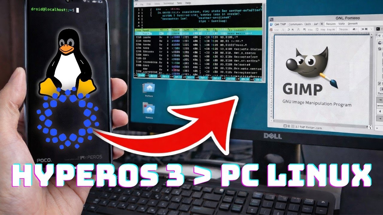 HyperOS 3 te convierte en un PC 💻 Linux tu teléfono Xiaomi (Modo Escritorio)