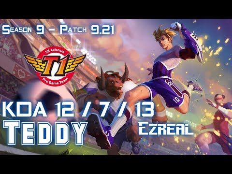 SKT T1 Teddy EZREAL vs MISS FORTUNE ADC - Patch 9.21 EUW Ranked