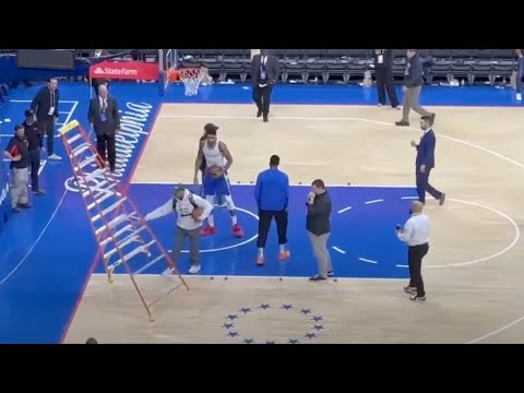 76ers Employees/Players Threw Hissy Fit When Giannis Tried Shooting Free Throws After Game