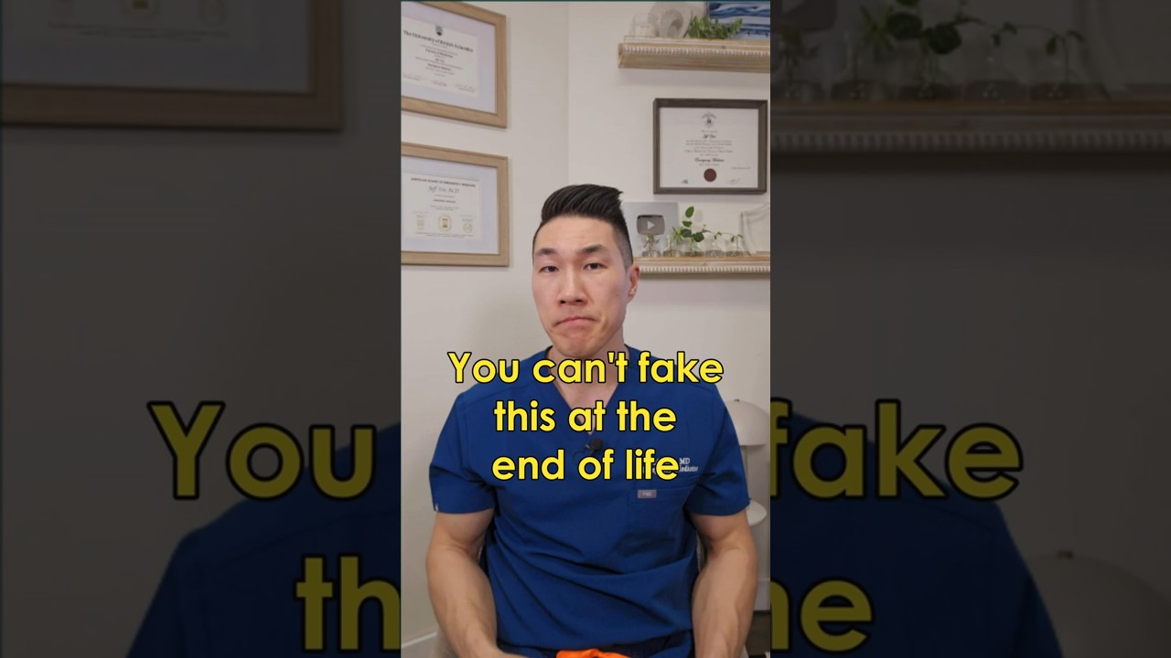 What ACTUALLY matters when you're dying? 🤔 #medical #doctor #nurse