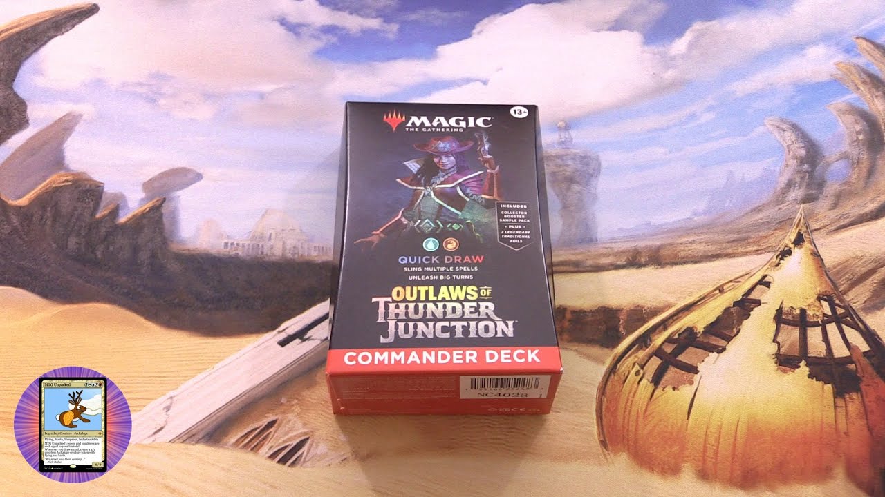 Outlaws of Thunder Junction Commander Deck: Quick Draw Unboxed