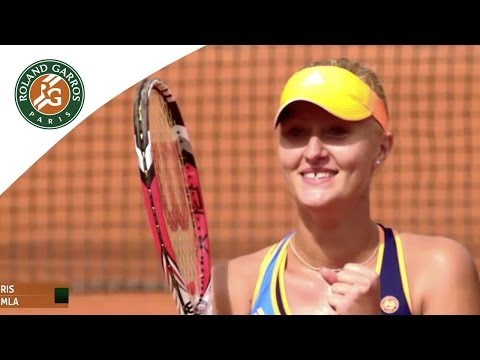K. Mladenovic v. A. Riske 2014 French Open Women's R2 Highlights