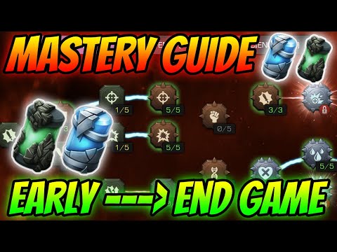 Mastery Guide | Early to End Game | Marvel Contest of Champions