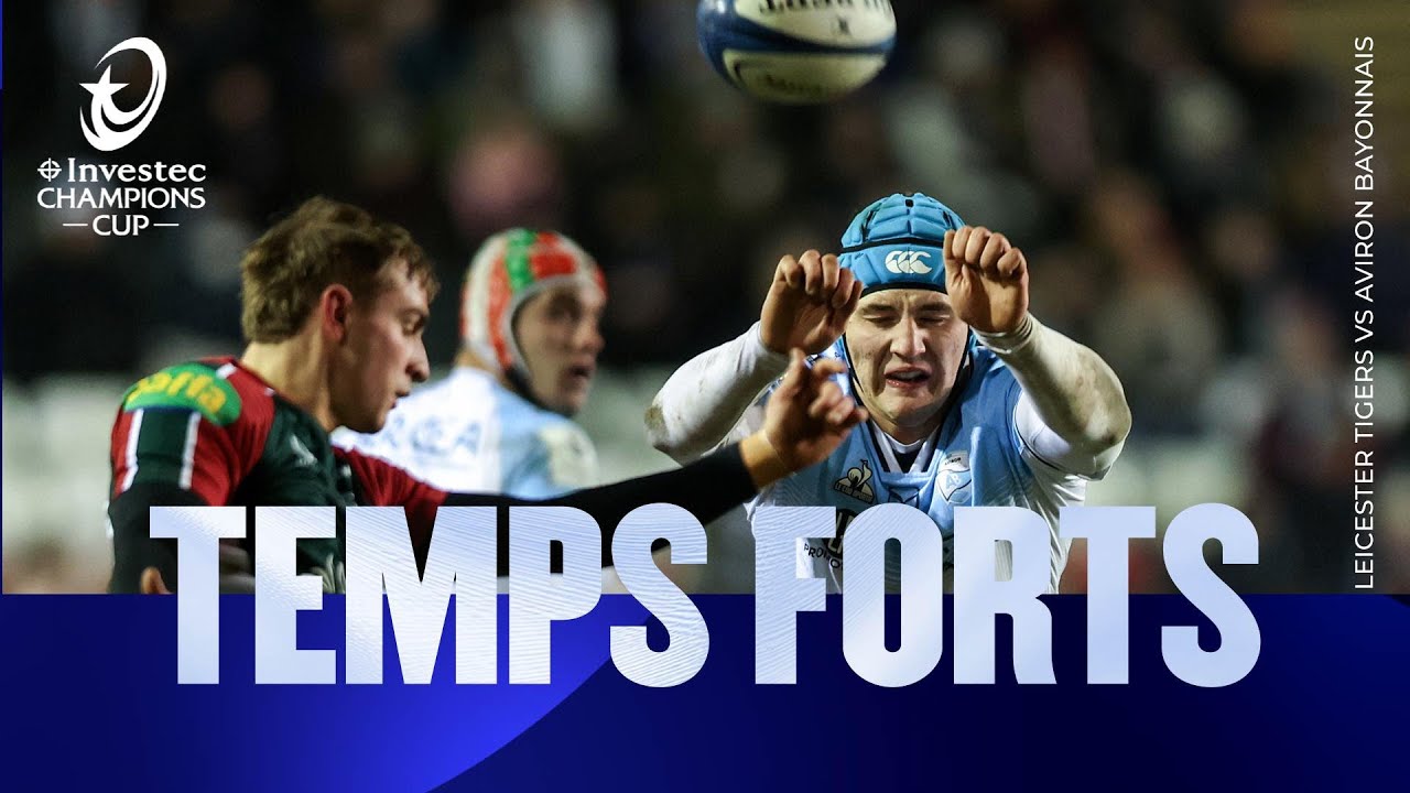 Temps Forts - Leicester Tigers v Aviron Bayonnais| Investec Champions Cup 2025/26