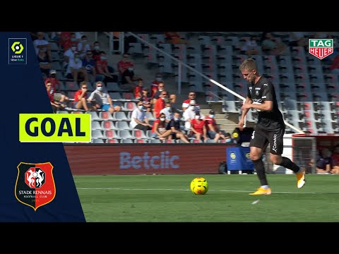 Goal Benjamin BOURIGEAUD(90'+6 - STADE RENNAIS FC) NÎMES OLYMPIQUE - STADE RENNAIS FC(2-4)2020/2021