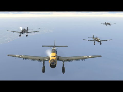 Battle of Britian Ju-87 Gameplay, 3h Long 64 Player Custom Battle