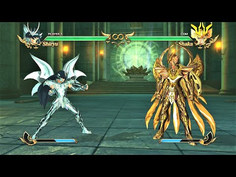 Dragon Shiryu God Cloth vs Virgo Shaka God Cloth (Hardest AI) - Saint Seiya: Soldiers' Soul