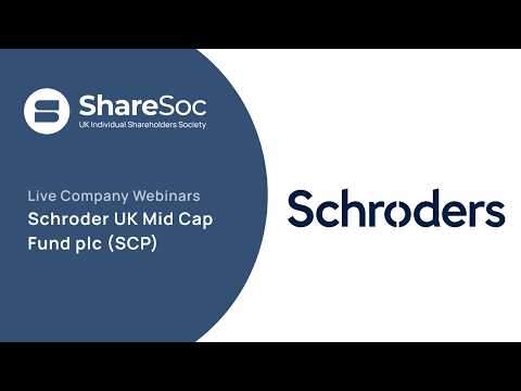 ShareSoc Webinar with Schroder UK Mid Cap Fund plc (SCP)- April 2026