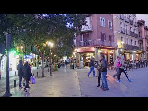 MADRID. SPAIN. OLD TOWN. 4K Santiepful
