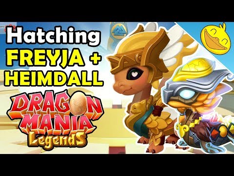 Hatching the Divine FREYJA + HEIMDALL DRAGONS! DML Fan Clip (The BEST Dragon In DML)