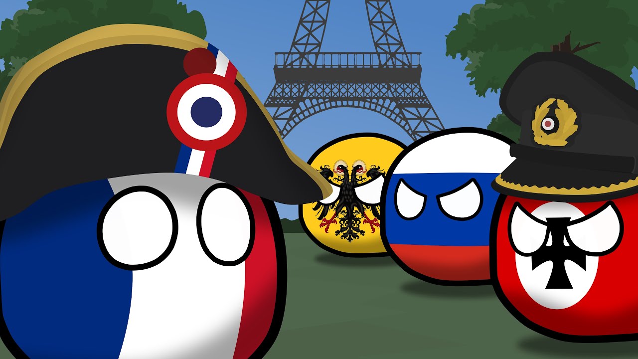 COUNTRYBALLS: Modern History of France (full)