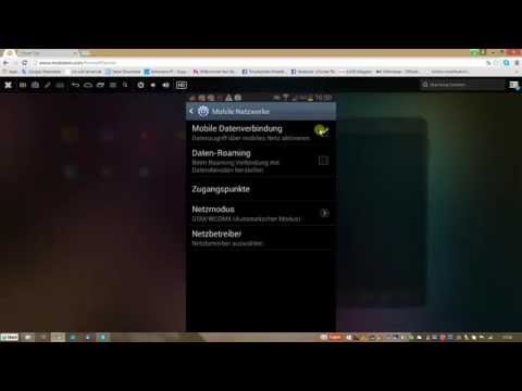 W_0070 Mobile Datenverbindung deaktivieren oder aktivieren