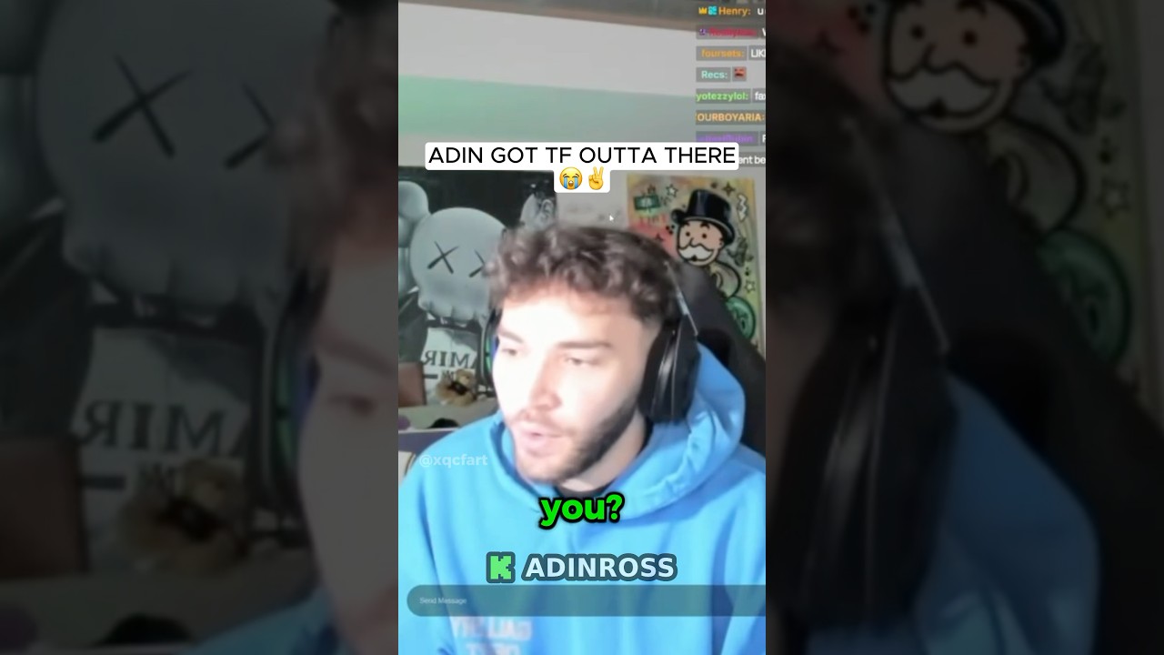 SHE NOT 18 HELL NAH 😭✌️ #kick #adinross #xqc #clips #funnyclips #shorts #lol