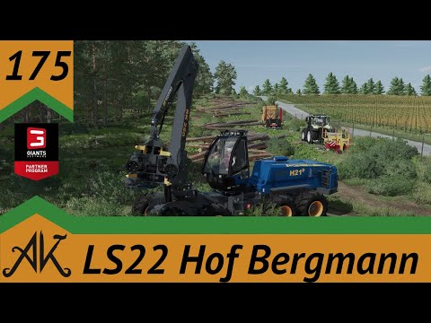 LS22 Hof Bergmann 175 Eine Reihe Holz in 20 Minuten. So macht Roden Spass