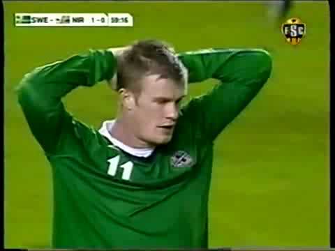 Sweden 1 - 1 Northern Ireland (17 October 2007)