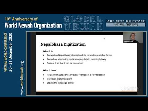 Dr Subhash Prajapati (USA) - 'Digitizing Nepalbhasa'